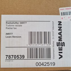 Ventilator radial iNR77 lean-version | Viessmann 7870539 Ventilator radial iNR77 lean-version | Viessmann 7870539
